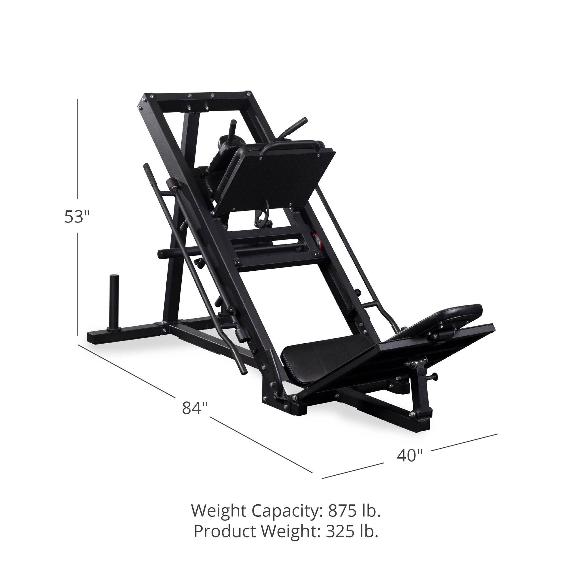 Leg Press Hack Squat Machine